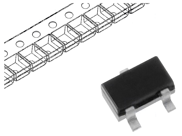 Diode: TVS netwerk; 6÷8V; 6A; 0,2W; tweerichtings-,dubbel; SOT523 Diode: TVS netwerk; 6÷8V; 6A; 0,2W; tweerichtings-,dubbel; SOT523